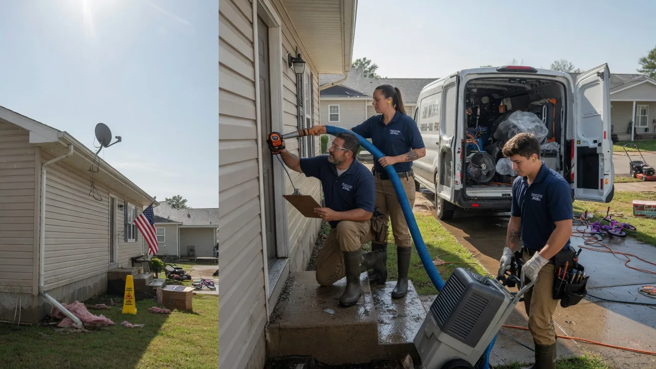 Ceiling Water Damage Restoration in Yale, SD near me